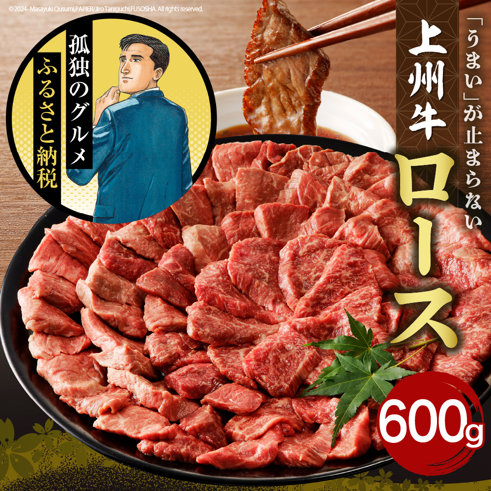 牛肉 ロース 【上州牛】 600g 群馬 県 千代田町