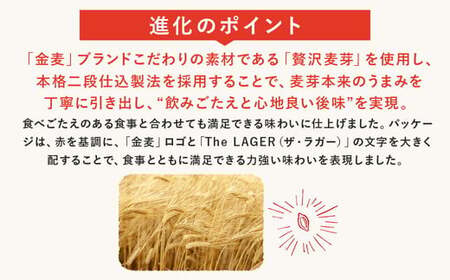 【3か月定期便】 サントリー　金麦 ザ・ラガー　（350ml×24本）（萩原酒店）