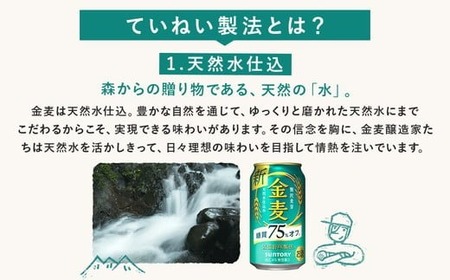 【2箱セット】サントリー　金麦糖質75％オフ（500ml×24本）（萩原酒店）