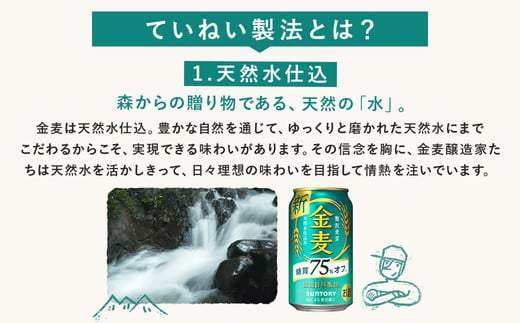 【2箱セット】サントリー　金麦糖質75％オフ（350ml×24本）（高田屋本店）