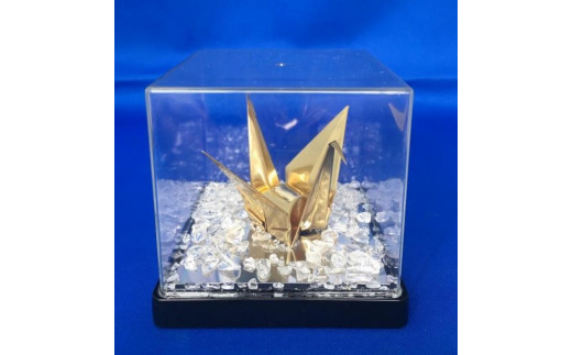 【真鍮鶴】鶴の恩返し 日頃の感謝を込めて　結婚祝用