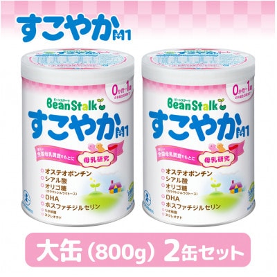 粉ミルク 雪印ビーンスターク すこやかM1 大缶800g×2缶セット/0ヶ月〜1歳向け【1580984】