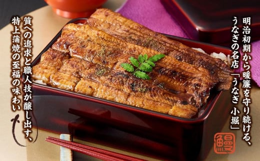 国産厳選鰻　明治初期創業「小堀」の特上蒲焼（5尾セット）