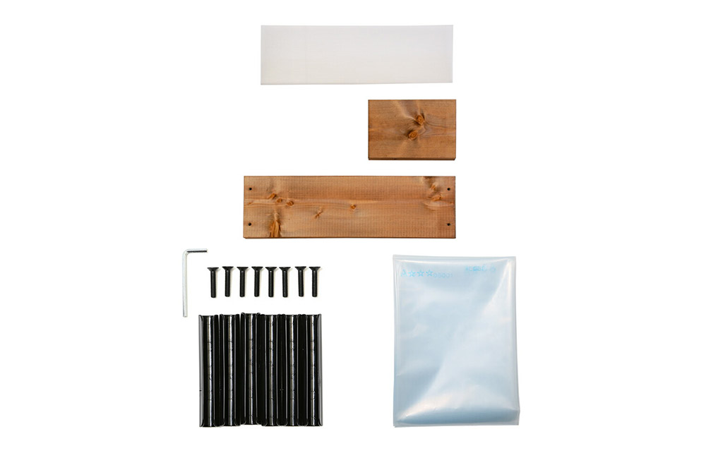 お手軽ビオトープ 池製作キット(W60×D30×H18.5cm) ブラウン