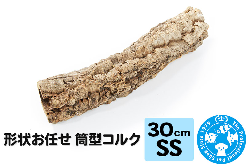 形状お任せ 筒型コルク SSサイズ 長さ30cm エアプランツ 着生植物