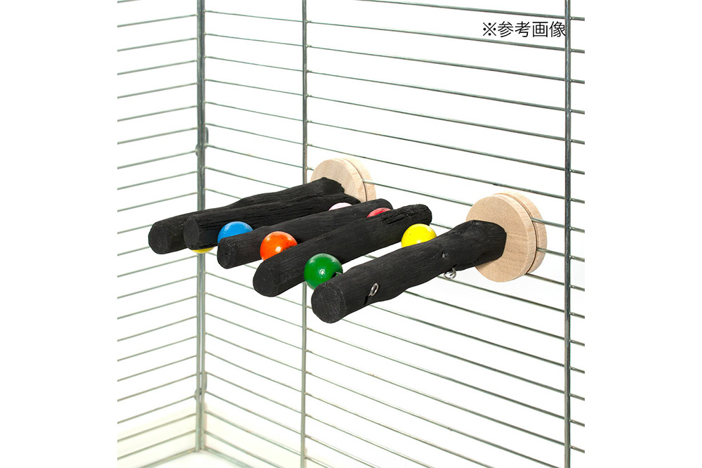 小鳥の爪とぎ用 備長炭 はしご 小