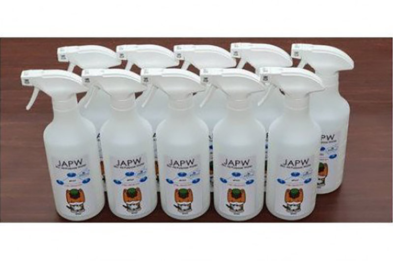 JAPW（強アルカリイオン水）スプレー式ボトル 500ml×10本セット