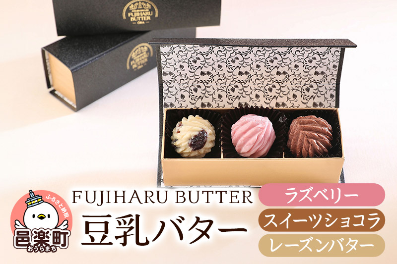 豆乳バター 人気フレーバー 3種セット(B) FUJIHARU BUTTER お食事バター ラズベリー スイーツショコラ レーズンバター 群馬県  植物性バター ヴィーガンバター