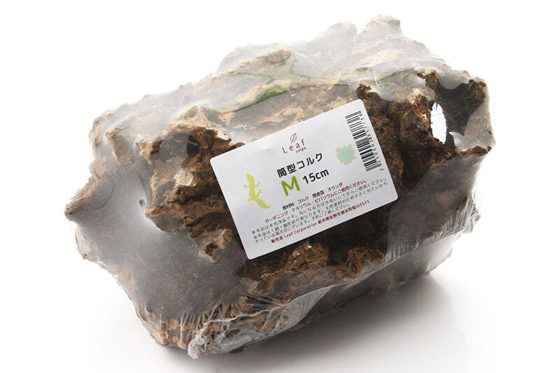 形状お任せ 筒型コルク Mサイズ 長さ15cm エアプランツ 着生植物 [株式会社チャーム charm コルク樹皮 バックパネル ビバリウム 養生植物]