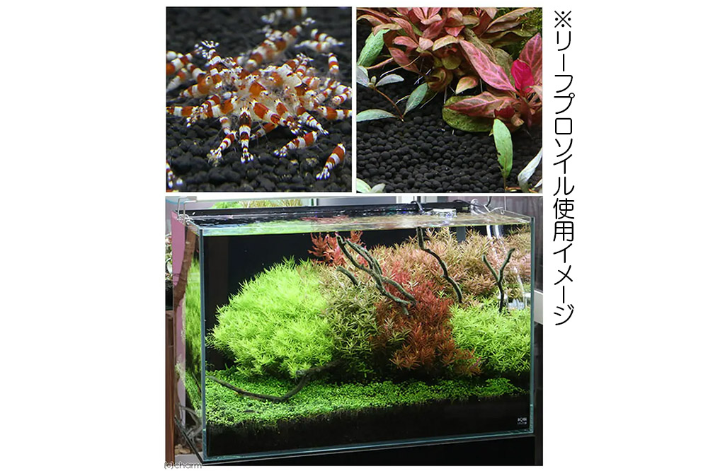 ソイル 魚が簡単に飼える リーフプロソイル pHダウン 8L×3袋 pH4.5〜5.5 吸着ソイル 株式会社チャーム charm