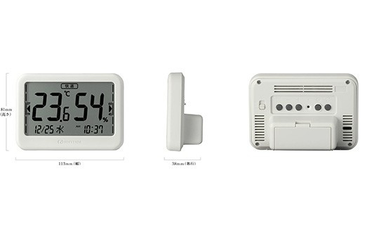 ãªãºã é«ç²ŸåºŠããžã¿ã«æž©æ¹¿åºŠèš COMFOMETER ã©ã€ãã°ã¬ãŒãã11100-1844ã