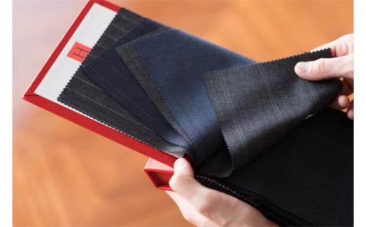 【ブランド生地使用】オーダーメイドスーツお仕立て券　1枚 ／ テーラークラモチ ハンドメイド 高級 埼玉県 特産品