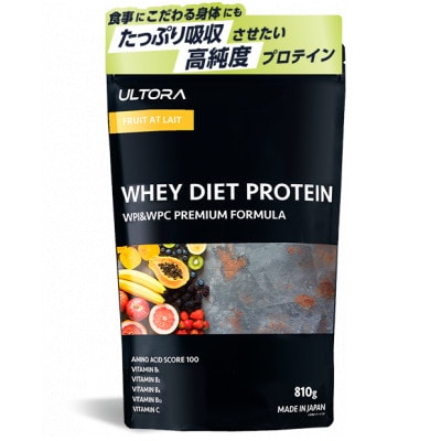 ULTORA ホエイダイエットプロテイン 810g フルーツオレ風味【1688512】