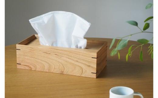 木のティッシュケース ／ 国産広葉樹 落としぶた式【UMEBACHI FURNITURE】