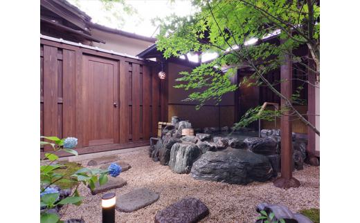 丹徳庭園一棟貸し　ペア宿泊券（金土日祝1泊） ／ 露天風呂 日本庭園 枯山水 貸し切り 埼玉県
