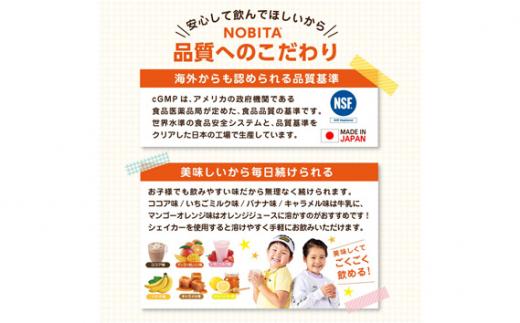 NOBITA(ノビタ)ソイプロテイン　マンゴーオレンジ味 ／ 栄養素 飲みやすい 手軽 埼玉県