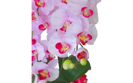 造花 シルクフラワーの胡蝶蘭の鉢植 5本立 CT触媒 ライトパープル ／ お花 コチョウラン 埼玉県