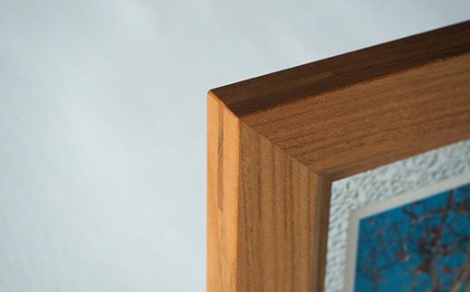 ダイヤガラスの写真立て ／ フォトフレーム ポストカード L判写真【UMEBACHI FURNITURE】