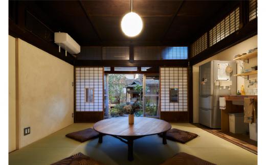 ちゃぶだい　3名様一泊チケット（和室個室）1枚 ／ 古民家 宿泊 伝統 埼玉県