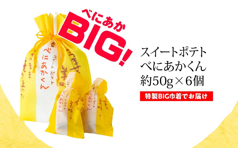スイートポテトべにあかくん6個入（BIG専用巾着） ／ お菓子 さつま芋 埼玉県