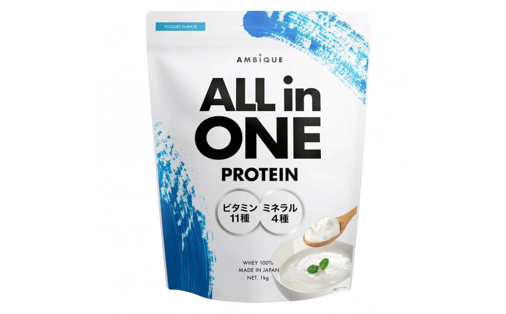 【ヨーグルト風味】AMBiQUE オールインワンプロテイン （1kg×2袋）
