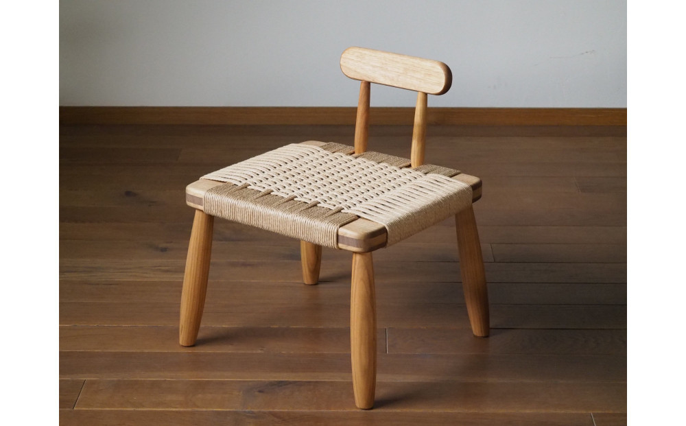 ペーパーコードのこどもいす 【UMEBACHI FURNITURE】