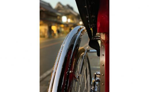 川越人力車いつき屋　おひとり様１区間コース引換券 ／ 乗車チケット 観光 散策 お寺巡り 埼玉県