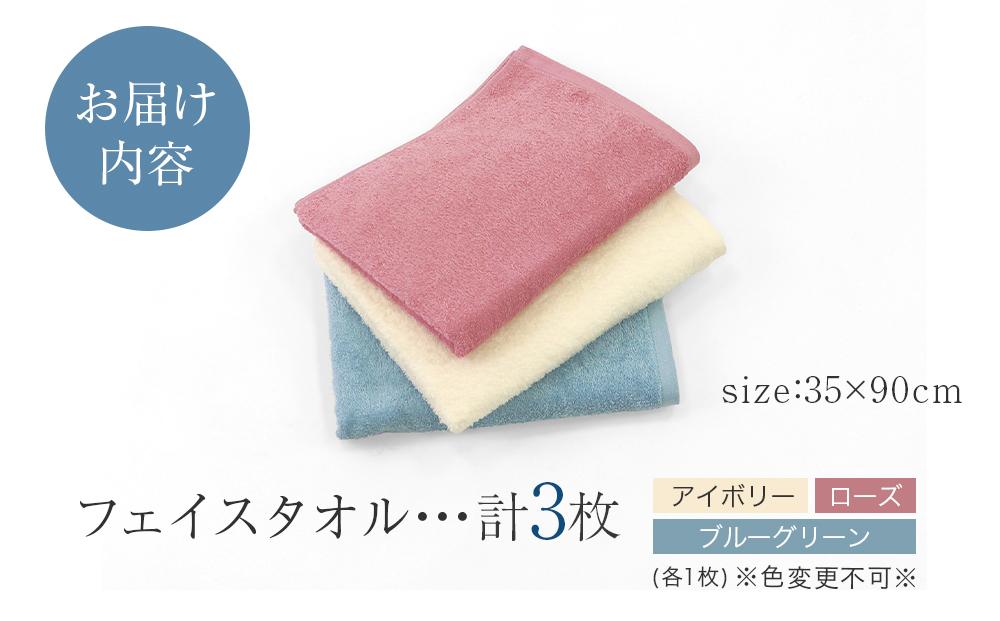 【1秒タオル】ホットマンカラー12 ライトフェイスタオル3枚セット