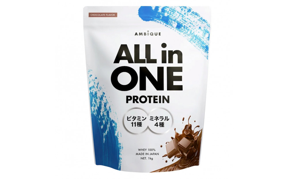 【チョコレート風味】AMBiQUE オールインワンプロテイン （1kg）
