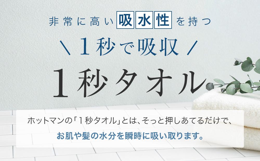 【1秒タオル】ホットマンカラー12 ライトフェイスタオル2枚+ゲストタオル2枚　セット