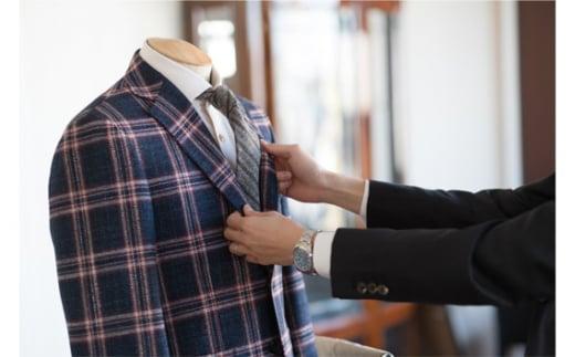 【英国ブランド生地使用】オーダーメイドスーツお仕立券　1枚／ テーラークラモチ ハンドメイド 高級 埼玉県 特産品