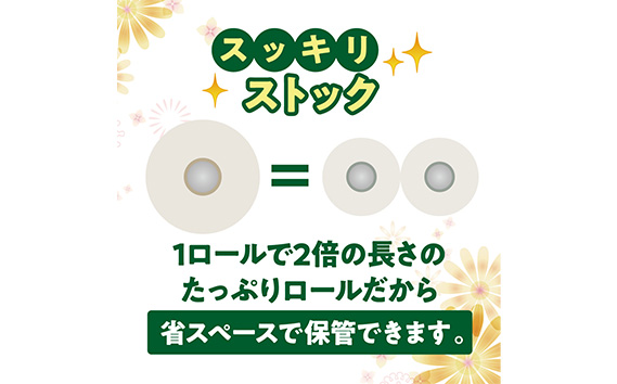 【ダブル】エリエール i：na（イーナ）トイレットティシュー　2倍巻き12ロール No.486