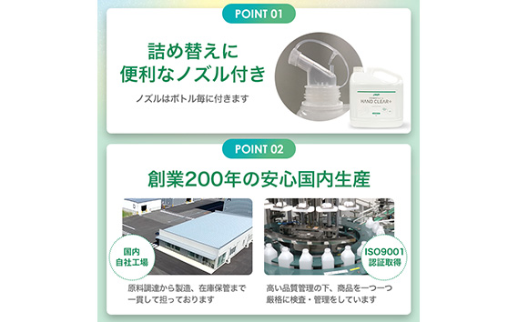 HAND CLEAR＋　5L×2本 No.482