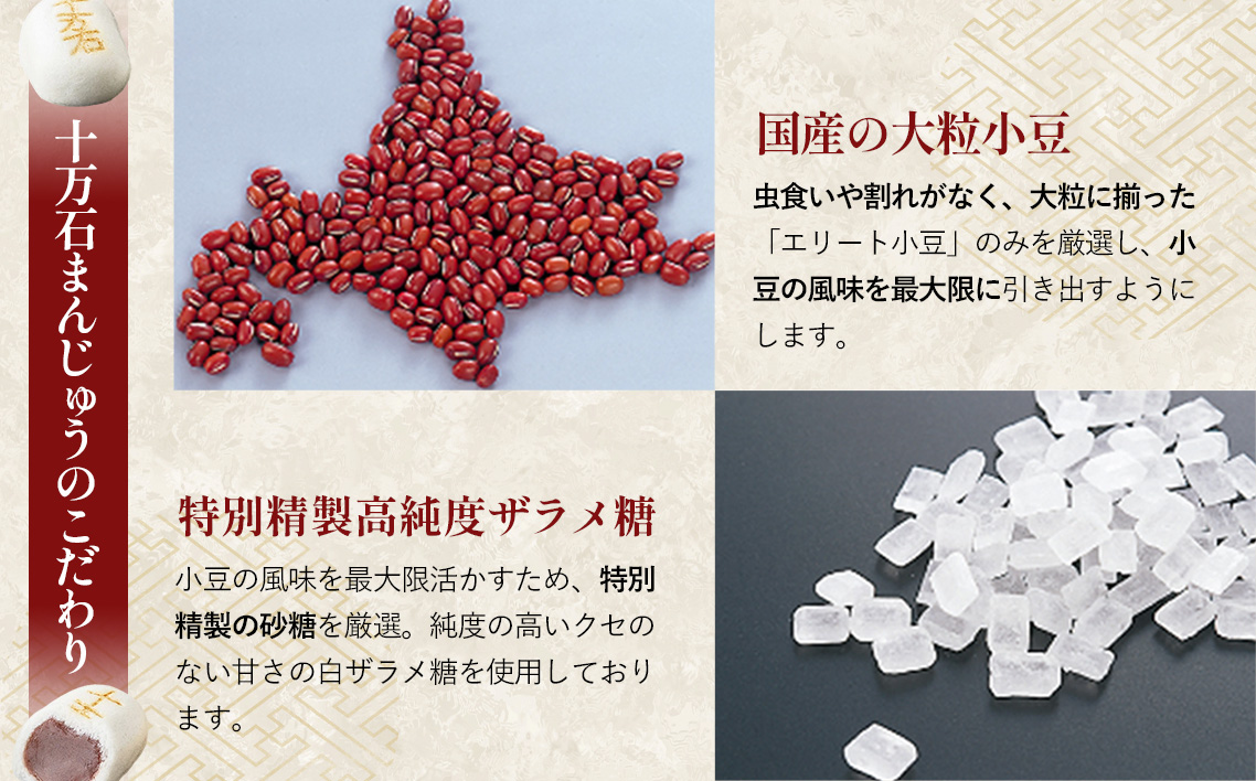 十万石まんじゅう　30個入 ／ 和菓子 饅頭 おまんじゅう おやつ 行田名物 十万石ふくさや 銘菓 こしあん 自家炊き しっとり 薯蕷皮 十勝産小豆 国産つくね芋 新潟県産コシヒカリ 十万石 埼玉県 名物 No.158-06