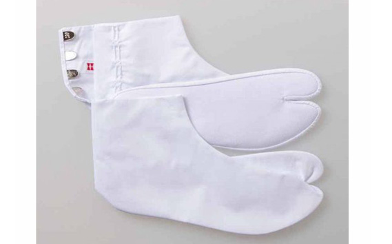 特級白キャラコ足袋　4枚コハゼ　中型　25.5cm No.292-10