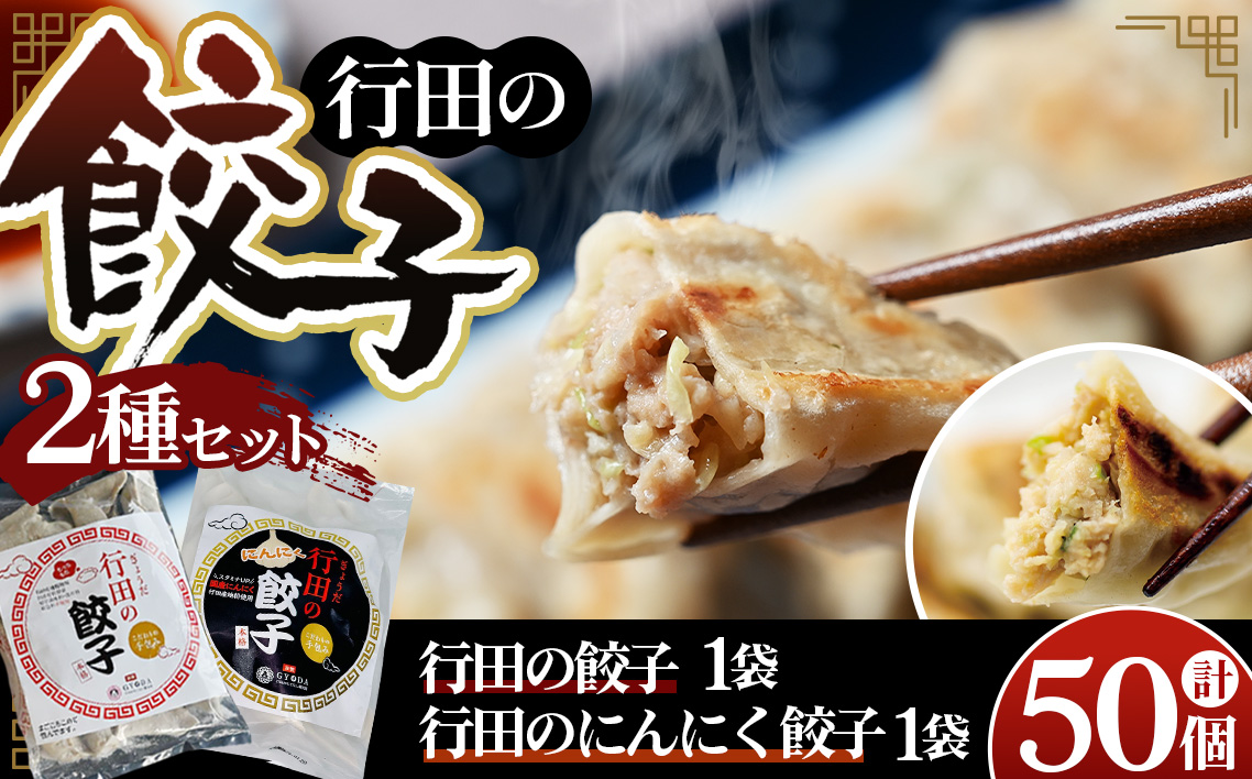 餃子セット（行田の餃子・行田のにんにく餃子）各1袋 No.415