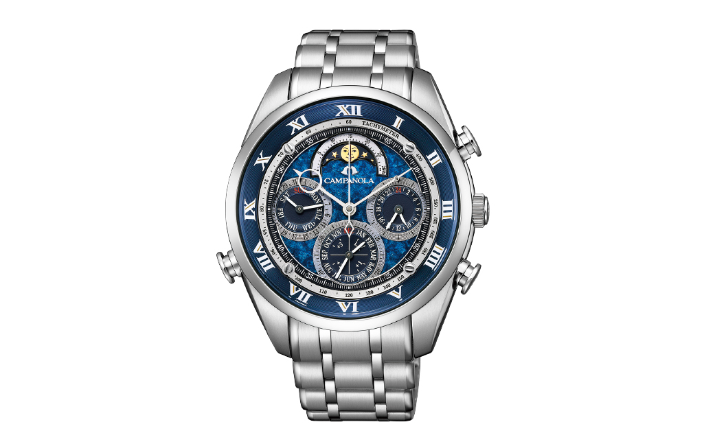 CITIZEN CAMPANOLA AH4080-61L 紺瑠璃 | シチズン citizen カンパノラ 腕時計 時計 正規品 メンズ ビジネス スーツ カジュアル フォーマル 贈答 贈答用 ギフト プレゼント 父の日 国内製造 国産 サファイアガラス ステンレス 防水 埼玉県 所沢市