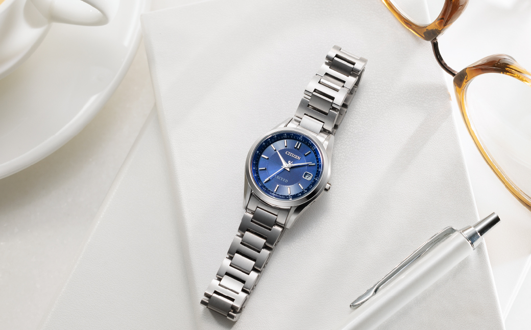 CITIZEN EXCEED ES9370-62L | シチズン citizen エクシード 腕時計 時計 正規品 レディース ビジネス スーツ カジュアル フォーマル 贈答 贈答用 ギフト プレゼント 母の日 国内製造 国産 電波 ソーラー エコドライブ サファイアガラス チタニウム スーパーチタニウム 防水 5気圧防水 埼玉県 所沢市