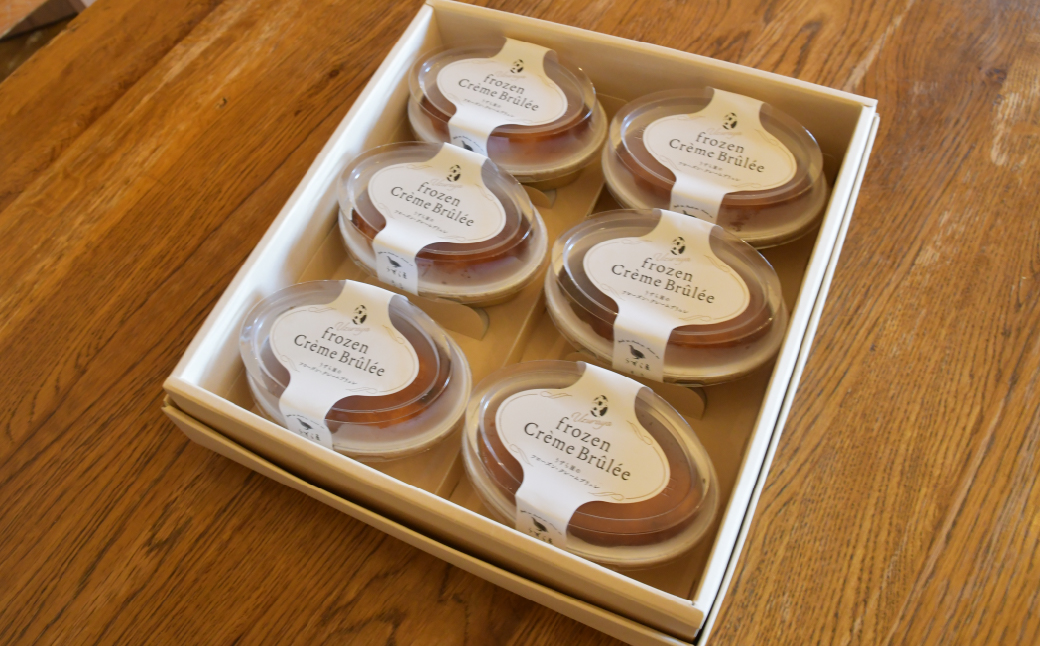 うずら屋のフローズン･クレームブリュレ 6個 うずら屋 | 卵 うずら うずらの卵 お菓子 焼き菓子 洋菓子 スイーツ デザート 濃厚 カスタード キャラメリゼ おやつ おいしい おすすめ お土産 ギフト 贈答品 埼玉県 所沢市