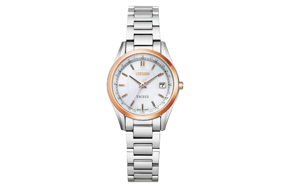 CITIZEN EXCEED ES9374-53A | シチズン citizen エクシード 腕時計 時計 正規品 レディース ビジネス スーツ カジュアル フォーマル 贈答 贈答用 ギフト プレゼント 母の日 国内製造 国産 電波 ソーラー エコドライブ サファイアガラス チタニウム スーパーチタニウム 防水 5気圧防水 埼玉県 所沢市
