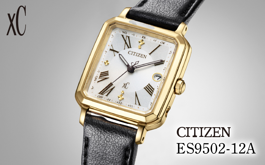 CITIZEN xC ES9502-12A | シチズン citizen クロスシー 腕時計 時計 正規品 レディース ビジネス スーツ カジュアル フォーマル 贈答 贈答用 ギフト プレゼント 母の日 国内製造 国産 電波 ソーラー エコドライブ サファイアガラス チタニウム 防水 埼玉県 所沢市