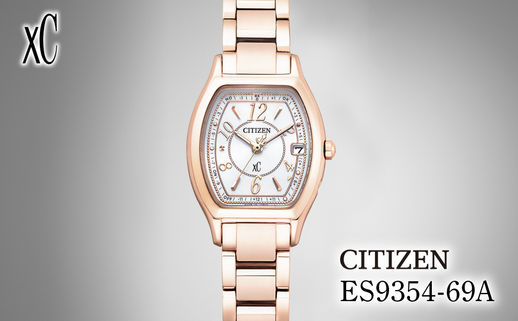 CITIZEN xC basic collection ES9354-69A | シチズン citizen クロスシー腕時計 時計 正規品 レディース ビジネス スーツ カジュアル フォーマル 贈答 贈答用 ギフト プレゼント 母の日 国内製造 国産 電波 ソーラー エコドライブ サファイアガラス チタニウム スーパーチタニウム 5気圧防水 防水 埼玉県 所沢市