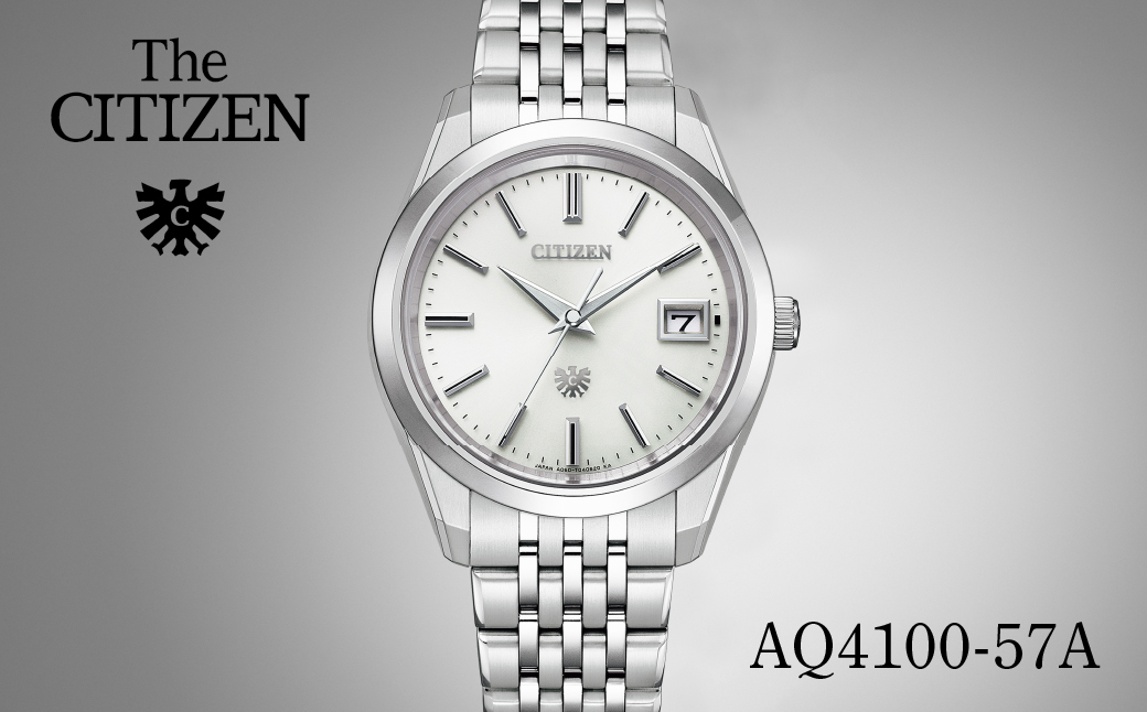 シチズン 腕時計 THE CITIZEN AQ4100-57A | citizen ザシチズン 時計 正規品 メンズ ビジネス スーツ カジュアル フォーマル 贈答 贈答用 ギフト プレゼント 父の日 国内製造 国産 ソーラー エコドライブ サファイアガラス スーパーチタニウム チタニウム 10気圧防水 防水 埼玉県 所沢市