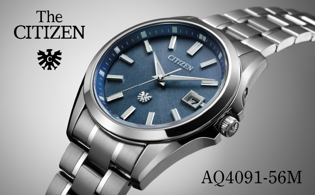 シチズン 腕時計 THE CITIZEN AQ4091-56M | citizen ザシチズン 時計 正規品 メンズ ビジネス スーツ カジュアル フォーマル 贈答 贈答用 ギフト プレゼント 父の日 国内製造 国産 ソーラー エコドライブ ジャパンブルー ブルー サファイアガラス スーパーチタニウム チタニウム 10気圧防水 防水 埼玉県 所沢市