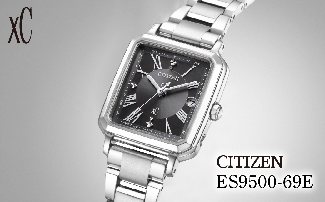 CITIZEN xC ES9500-69E | シチズン citizen クロスシー 腕時計 時計 正規品 レディース ビジネス スーツ カジュアル フォーマル 贈答 贈答用 ギフト プレゼント 母の日 国内製造 国産 電波 ソーラー エコドライブ サファイアガラス チタニウム 防水 埼玉県 所沢市