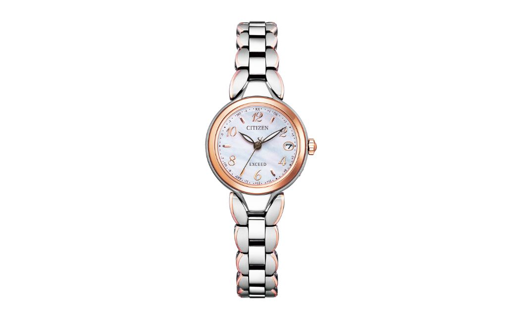 CITIZEN EXCEED Ladies ES9474-59W | シチズン citizen エクシード 腕時計 時計 正規品 レディース ビジネス スーツ カジュアル フォーマル 贈答 贈答用 ギフト プレゼント 母の日 国内製造 国産 電波 ソーラー エコドライブ サファイアガラス チタニウム スーパーチタニウム 5気圧防水 防水 埼玉県 所沢市