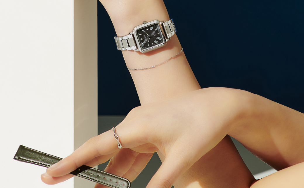 CITIZEN xC ES9500-69E | シチズン citizen クロスシー 腕時計 時計 正規品 レディース ビジネス スーツ カジュアル フォーマル 贈答 贈答用 ギフト プレゼント 母の日 国内製造 国産 電波 ソーラー エコドライブ サファイアガラス チタニウム 防水 埼玉県 所沢市