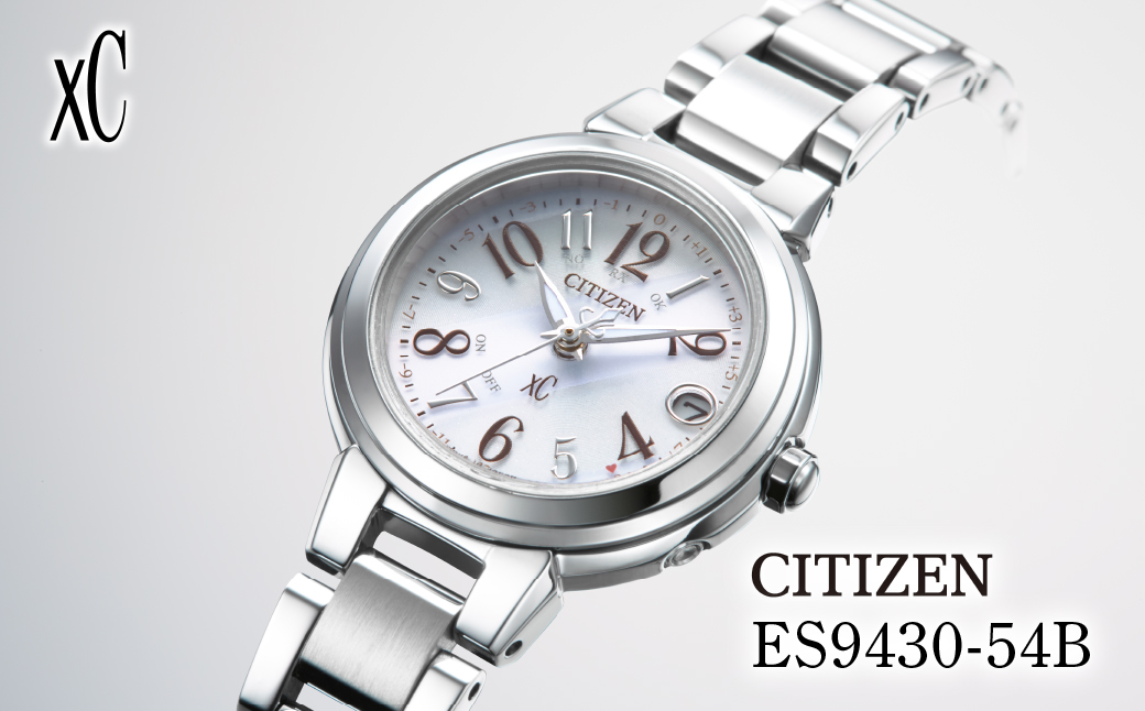 CITIZEN xC basic collection ES9430-54B | シチズン citizen クロスシー 腕時計 時計 正規品 レディース ビジネス スーツ カジュアル フォーマル 贈答 贈答用 ギフト プレゼント 母の日 国内製造 国産 電波 ソーラー エコドライブ サファイアガラス ステンレス 10気圧防水 防水 埼玉県 所沢市