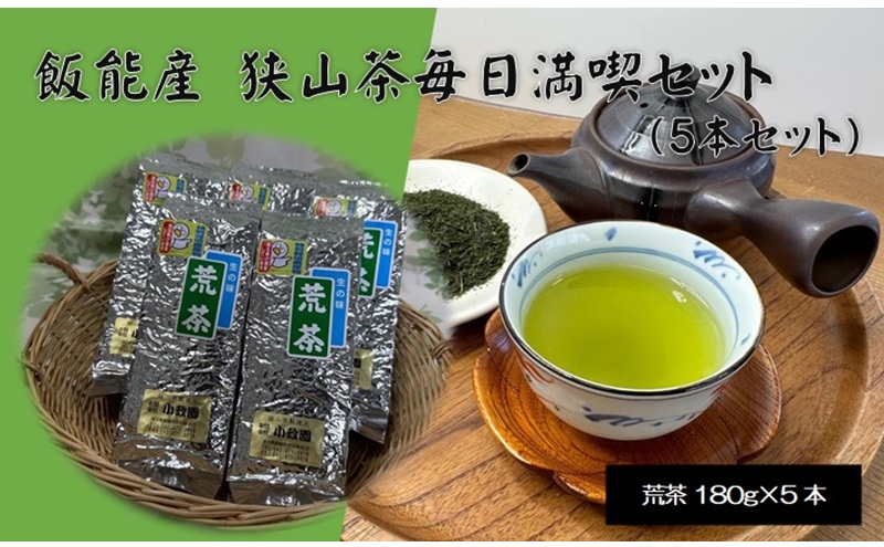 飯能産狭山茶毎日満喫セット（5本セット）[52211025]