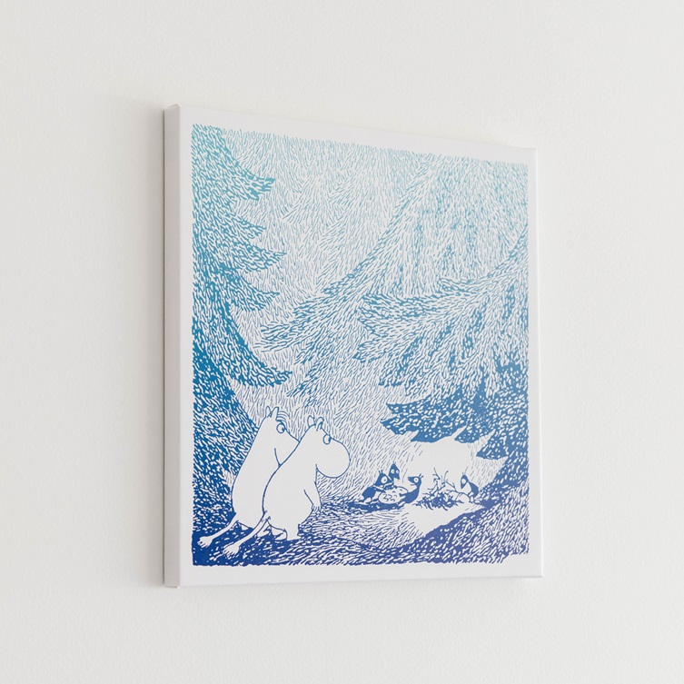 MOOMINVALLEY PARK ファブリックパネルSサイズ（夜の森）[52211013]